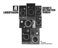 Acoustic Research AR-11-AR-12-AR-14-AR-15-AR-17-AR-18 - Owners Manual